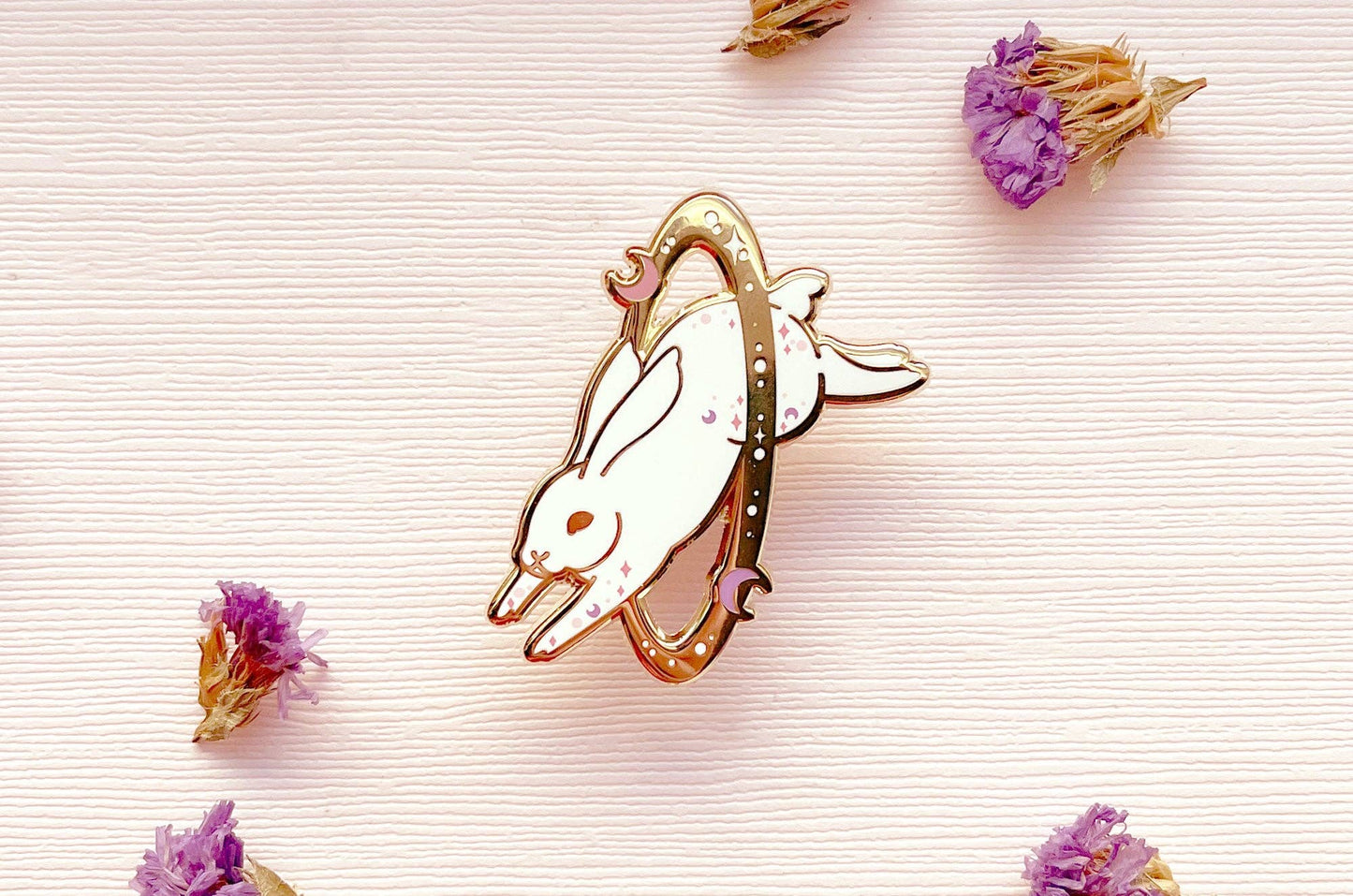 Cosmic Rabbit Pin