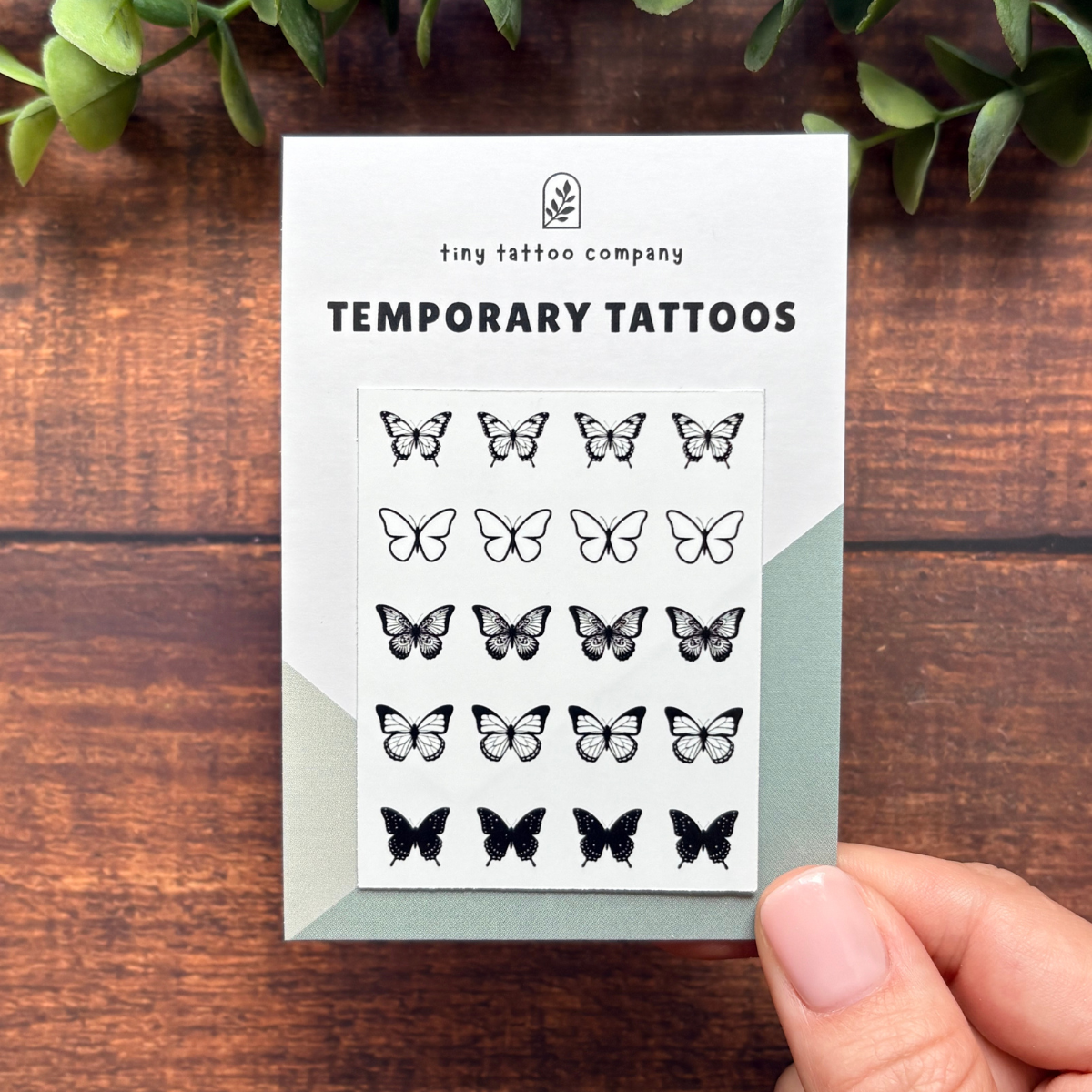 Mini Butterfly Temporary Tattoo Pack 🦋