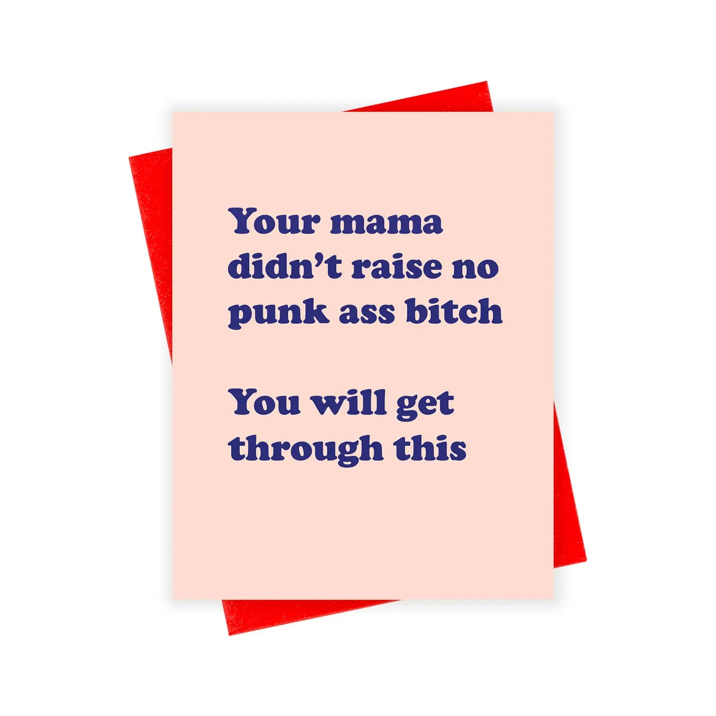 Your Mama Didn't Raise No Punk Ass Bitch Card