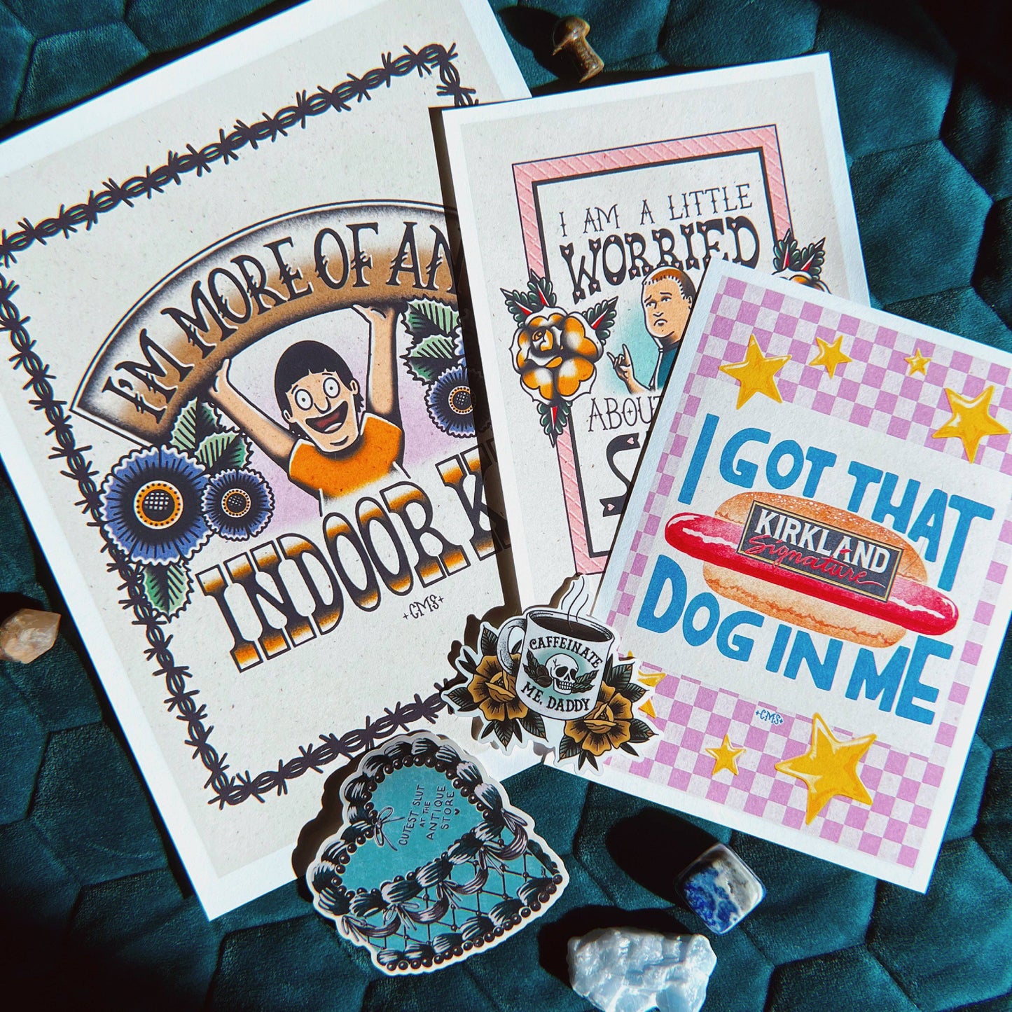 I Got That (Hot)Dog in Me Art Print