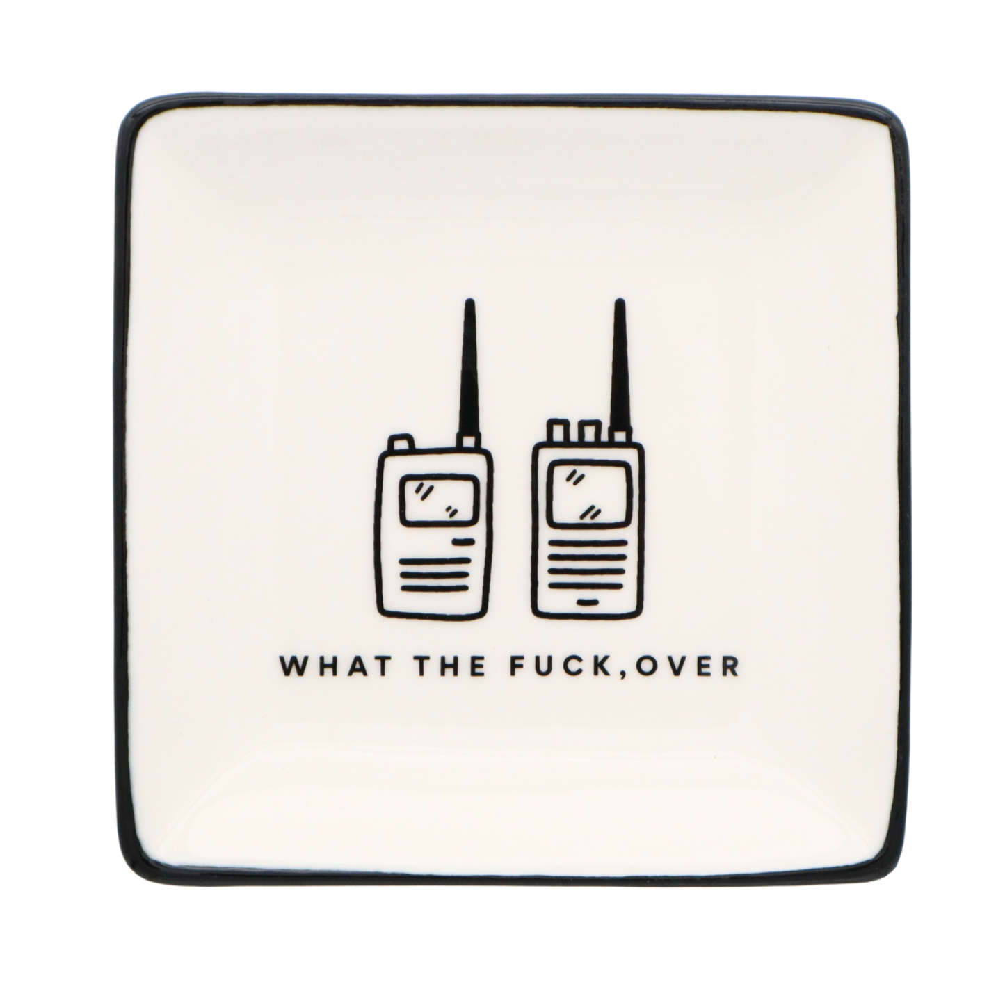 What The Fuck Over Square Trinket Tray