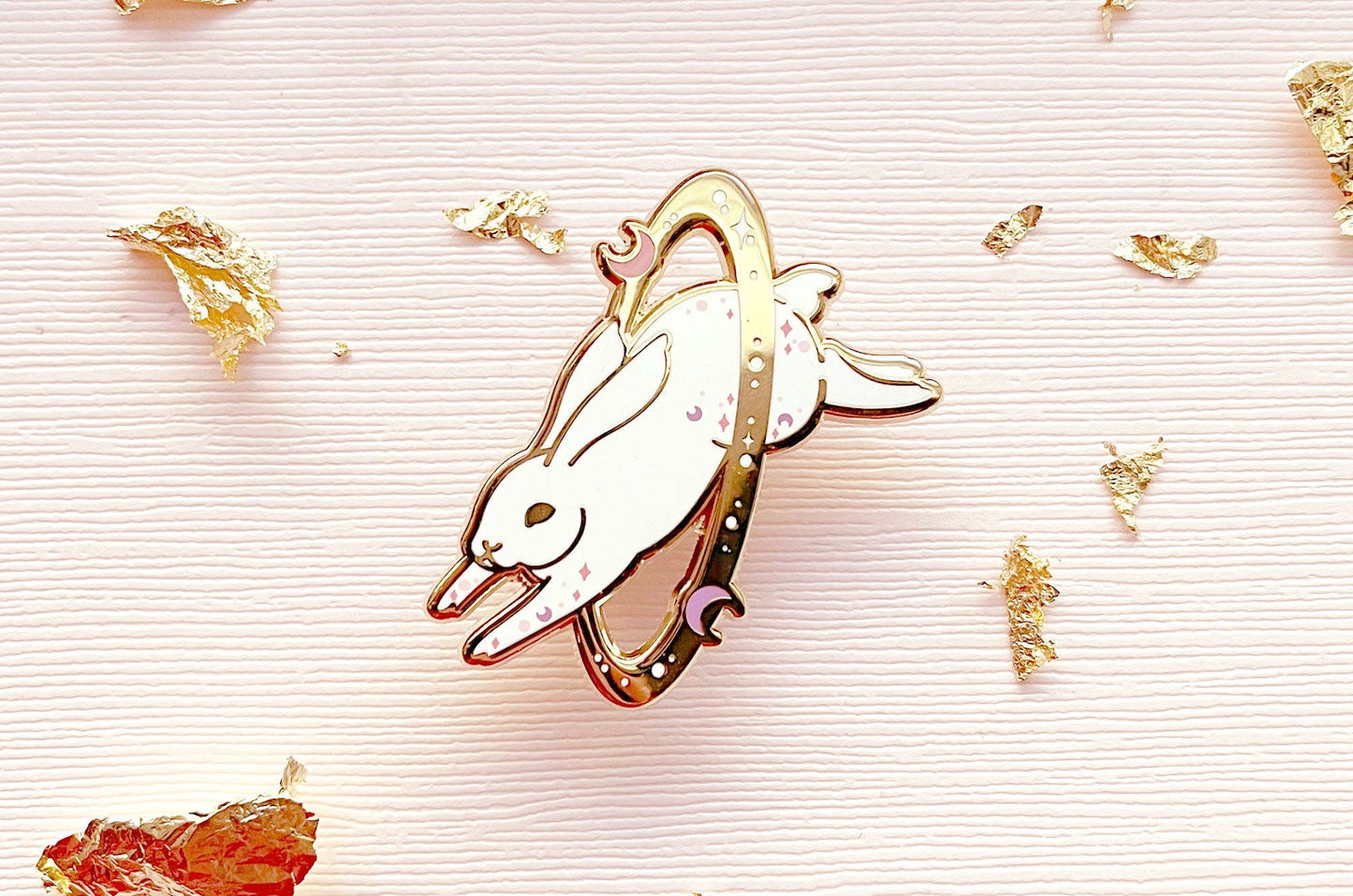 Cosmic Rabbit Pin