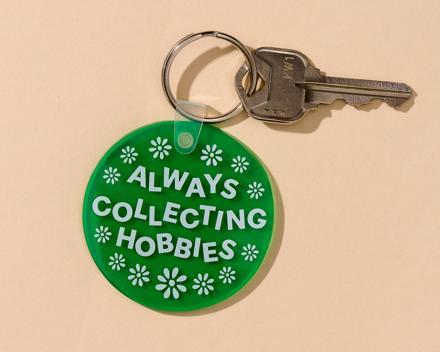 Always Collecting Hobbies Keychain