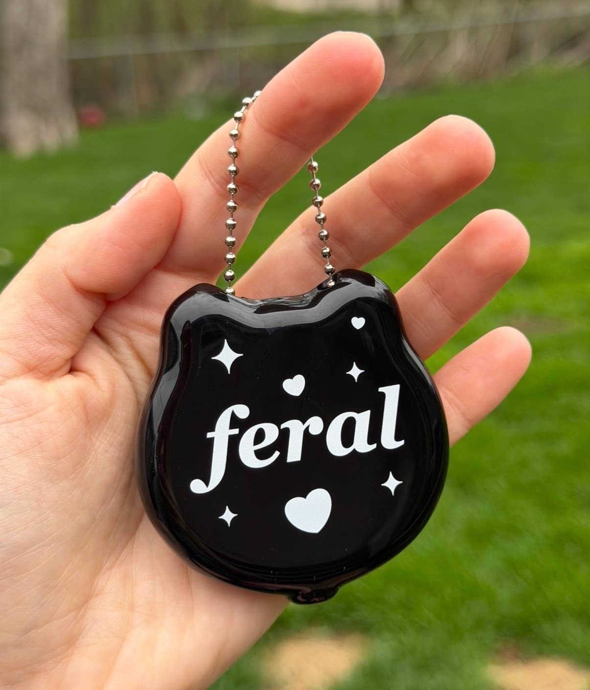 Feral Rubber Cat Coin Purse