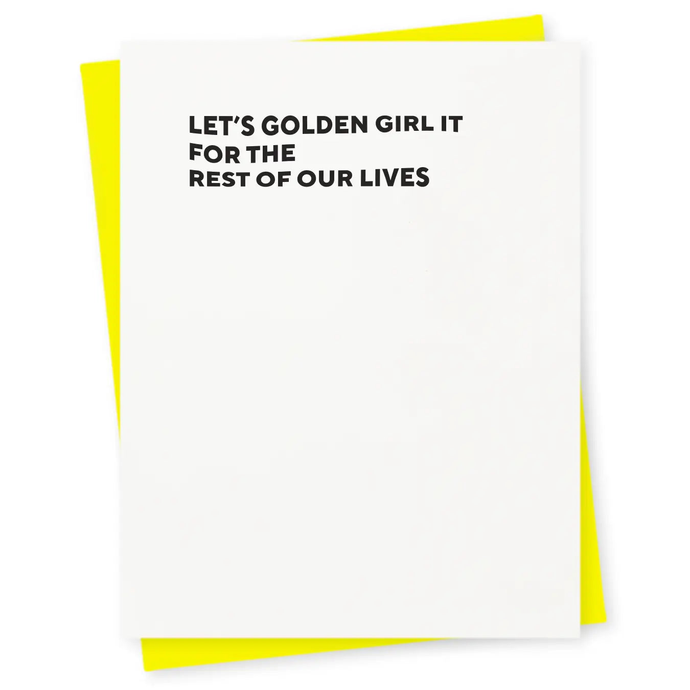 Golden Friendship Card