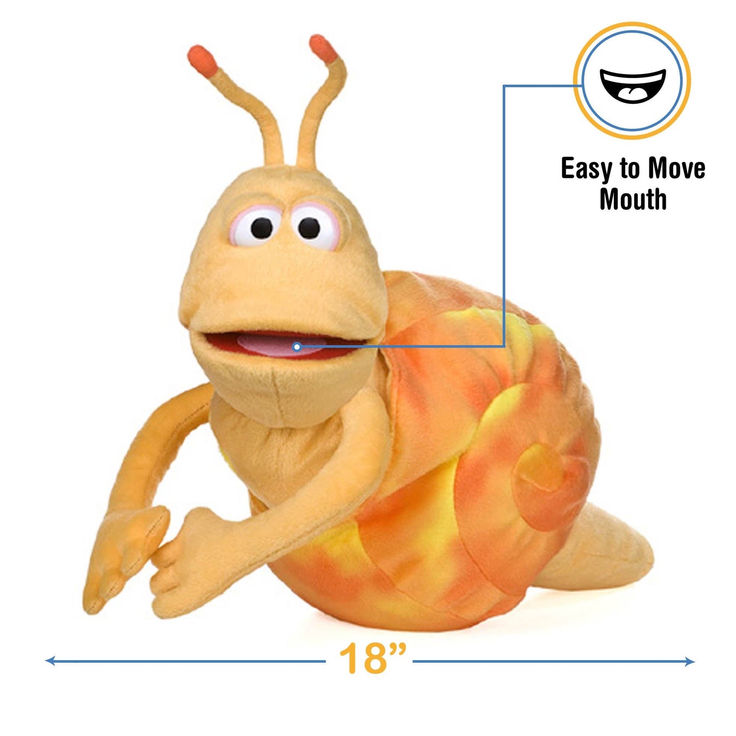 Silly Puppets Snail (19")