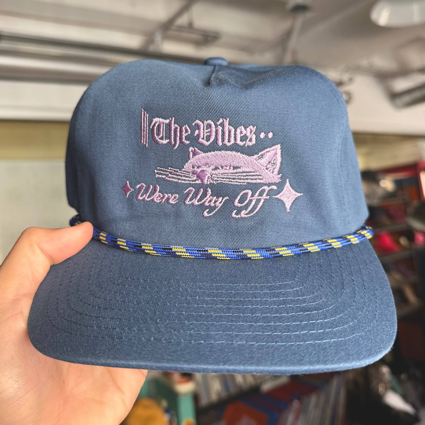 The Vibes Were Way Off Embroidered Hat