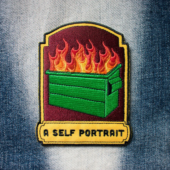 Load image into Gallery viewer, A Self Portrait Embroidered Patch

