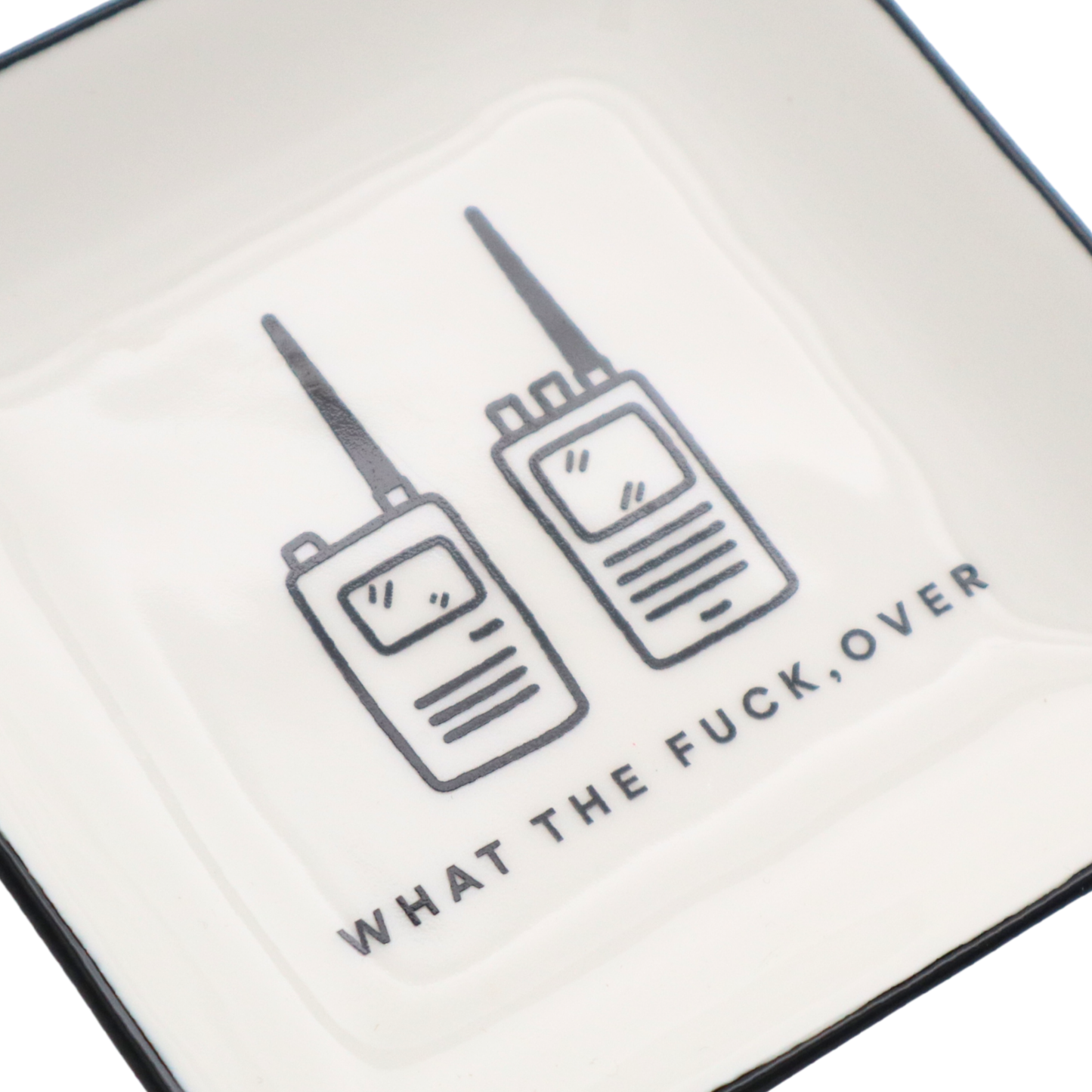 What The Fuck Over Square Trinket Tray