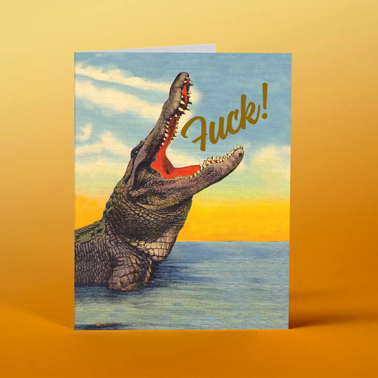 Load image into Gallery viewer, Fuck Croc Card
