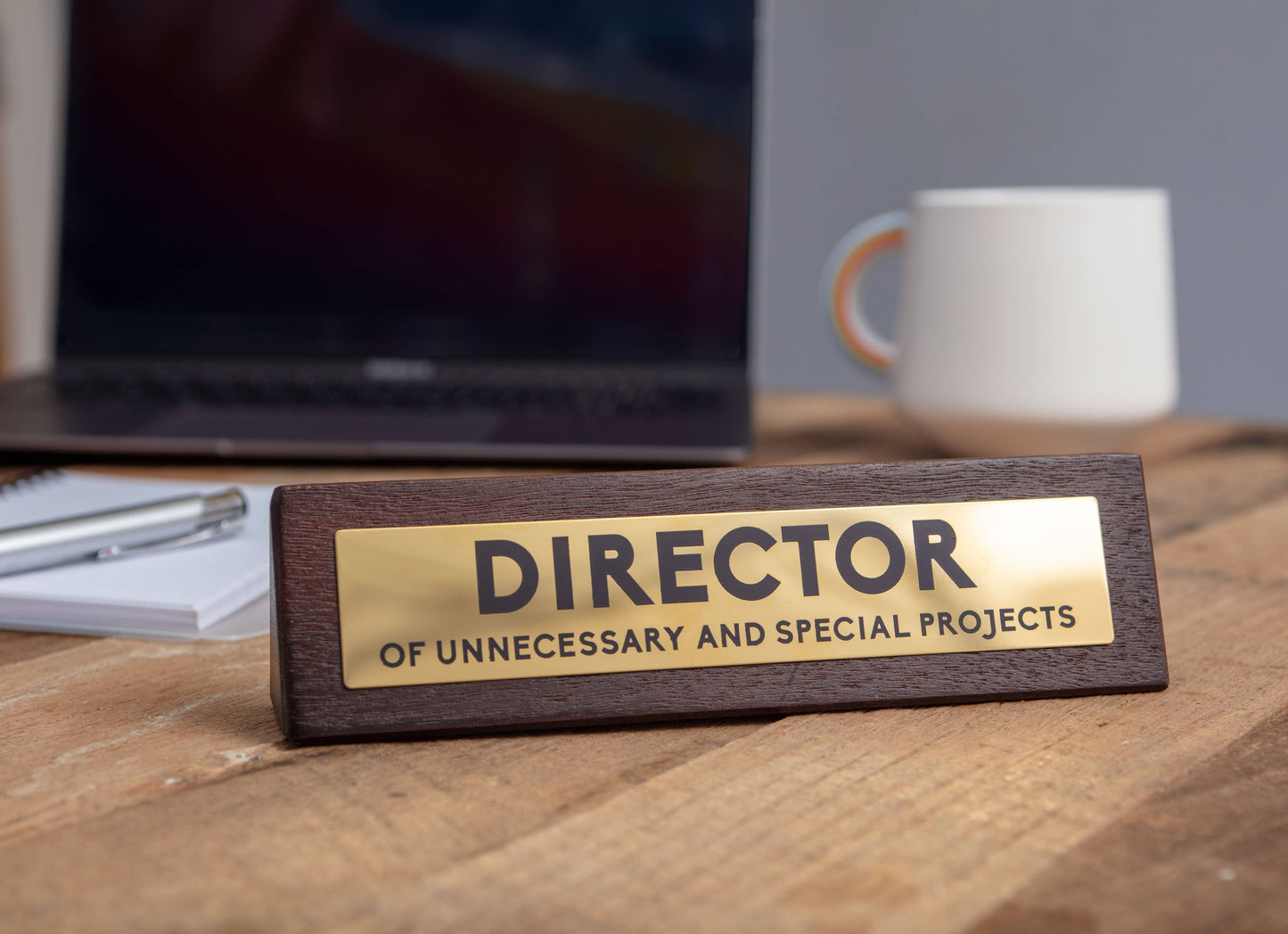 Director Wooden Desk Sign