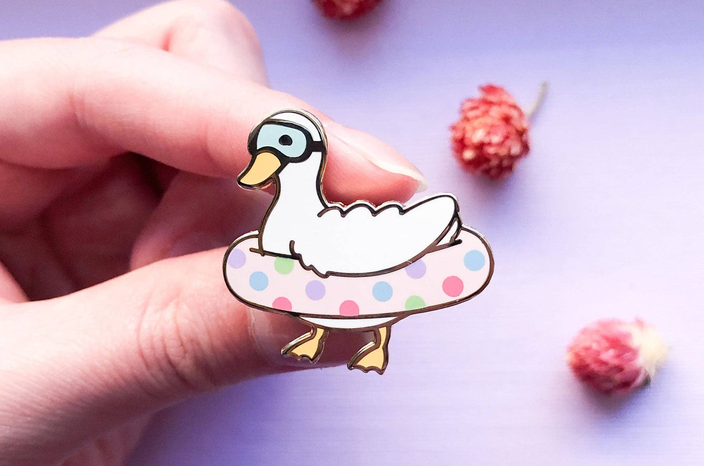 Duck Swimmer Pin