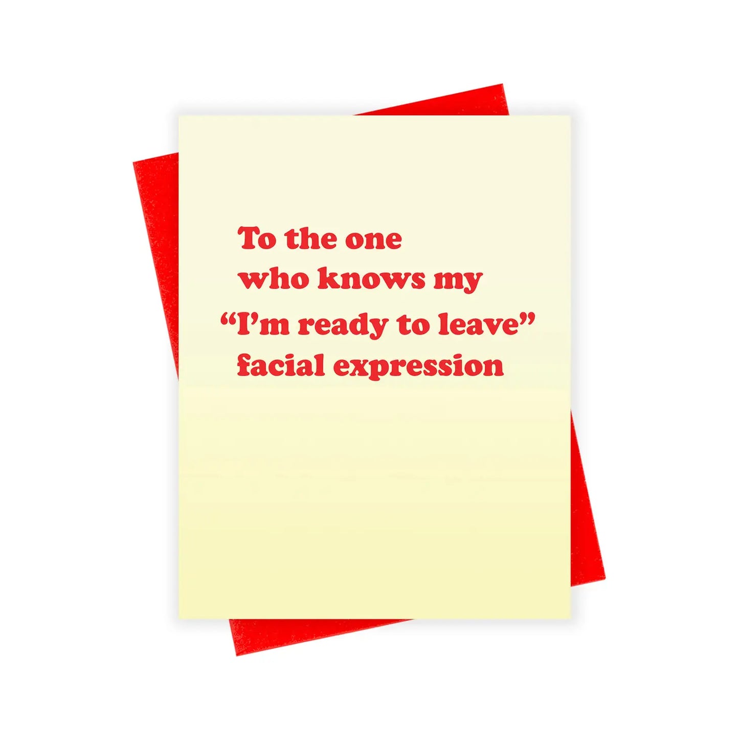Facial Expression Card