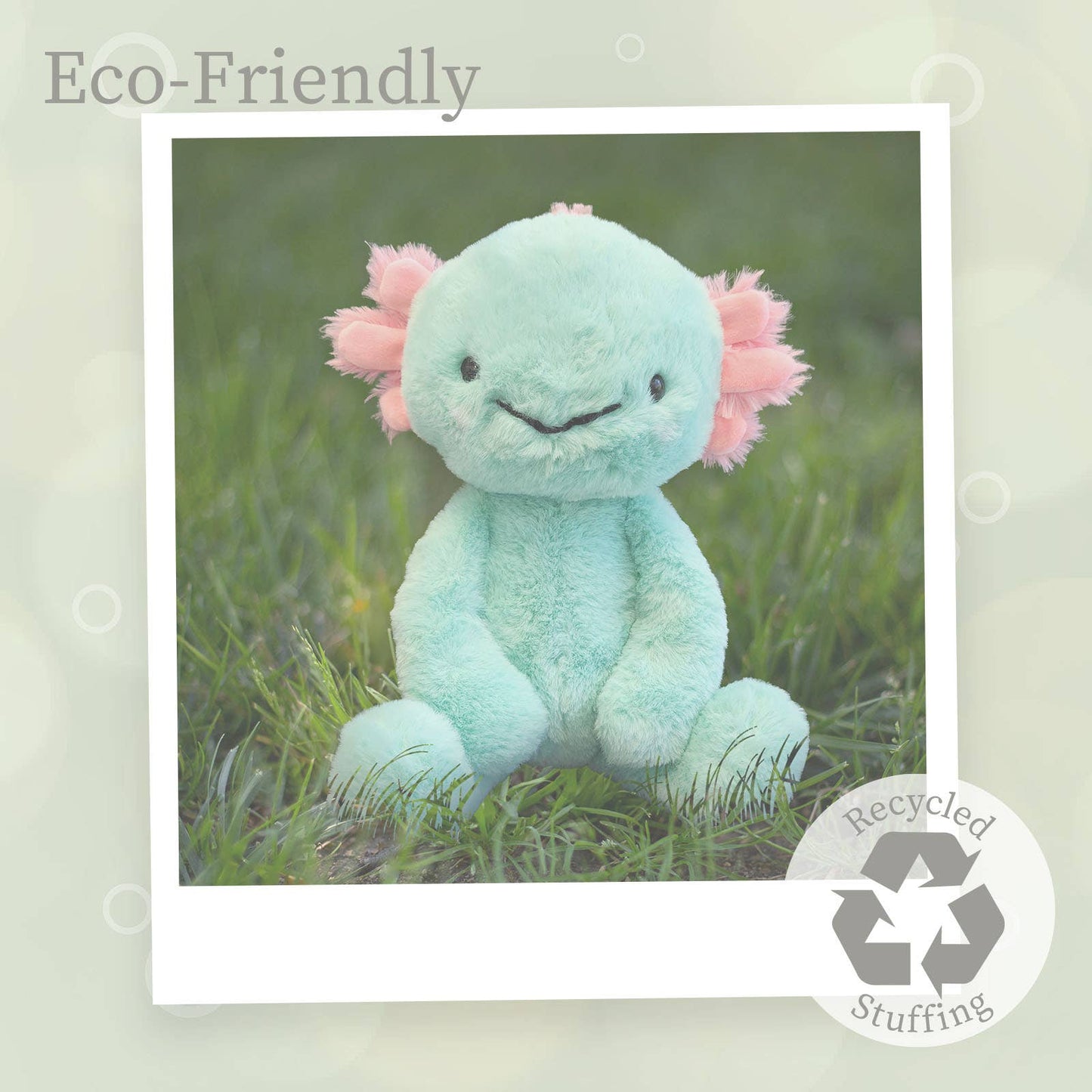 Aqua Axolotl Plushie