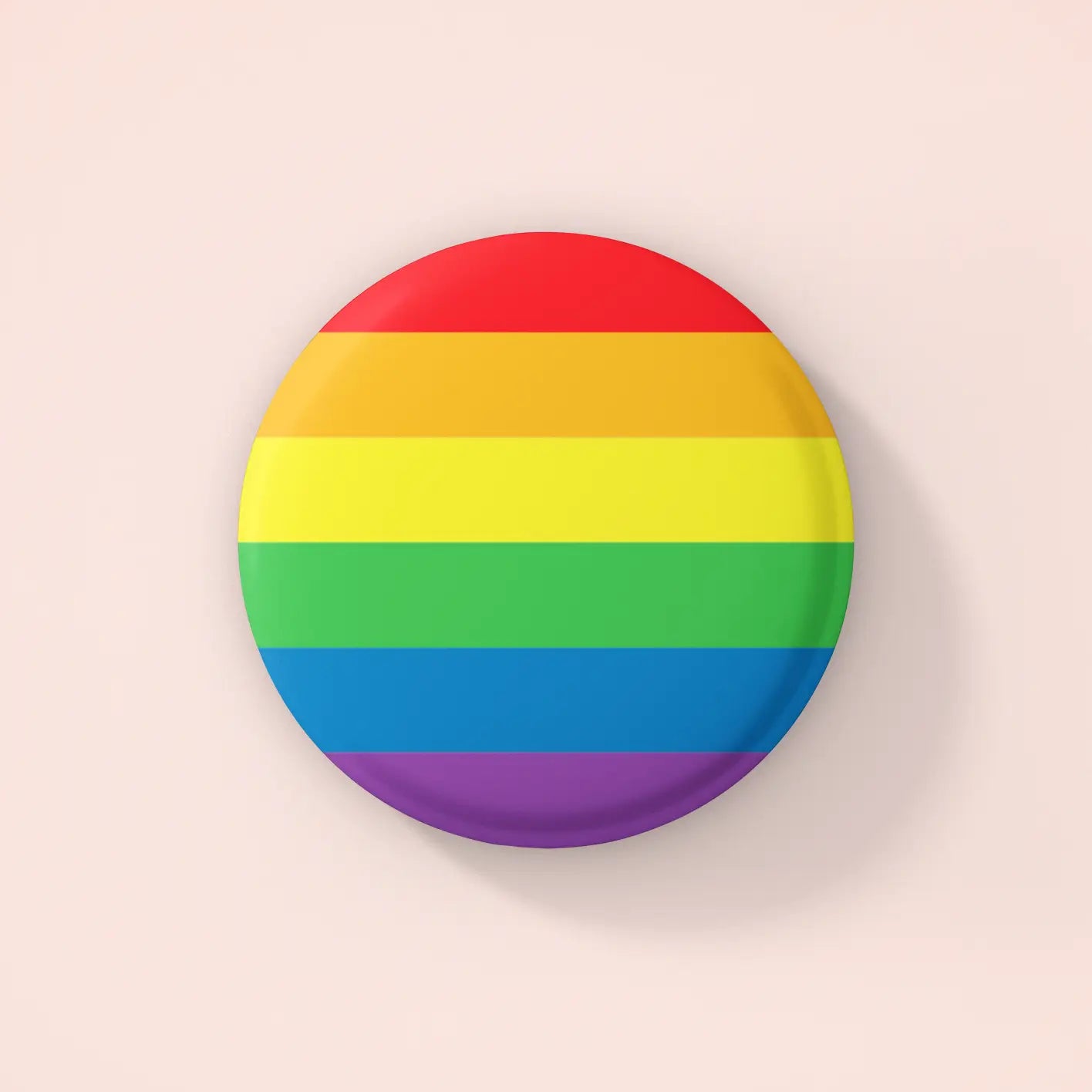 Gay Pride Flag Pinback Button