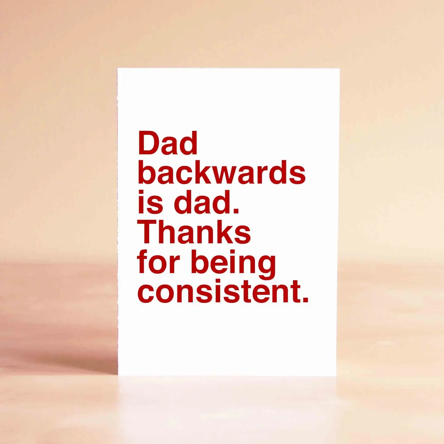 Load image into Gallery viewer, Dad Spelled Backwards Is Dad Card
