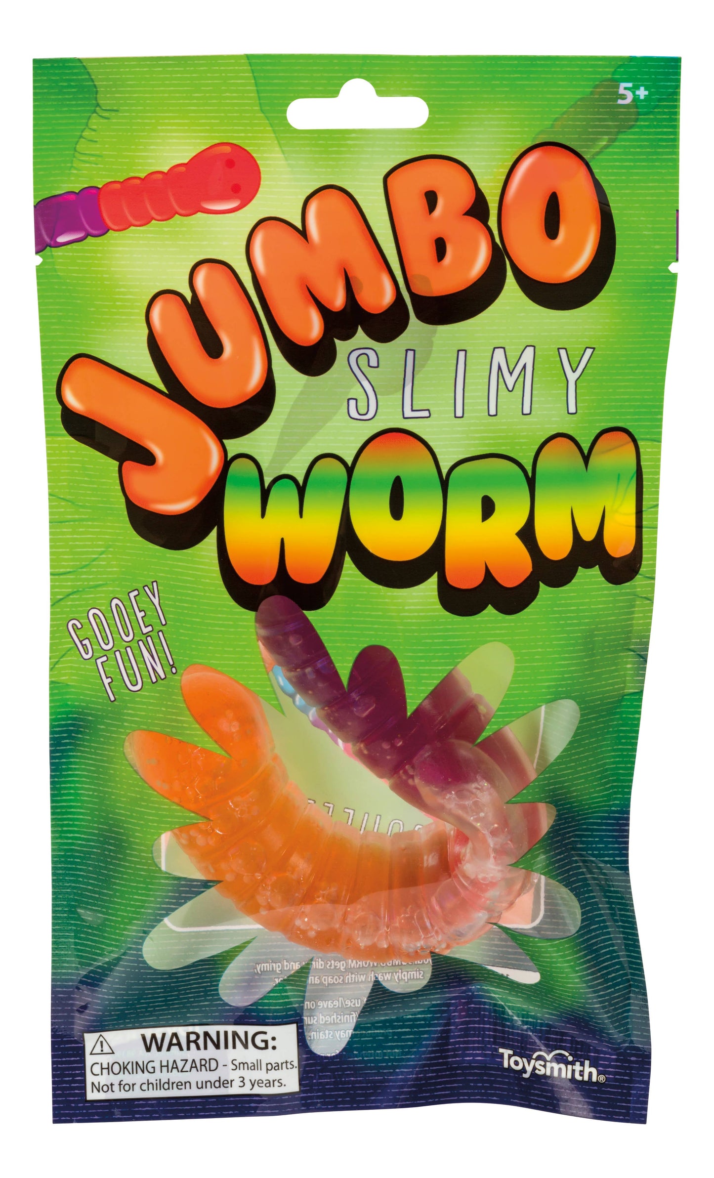 Jumbo Slimy Worm Surprise Pull