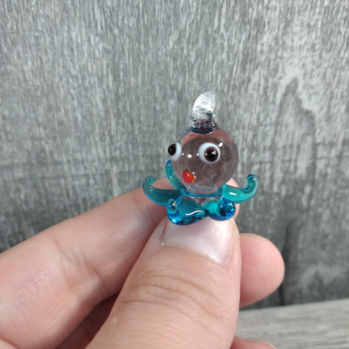 Small Glass Animal Figurines Surprise Pull