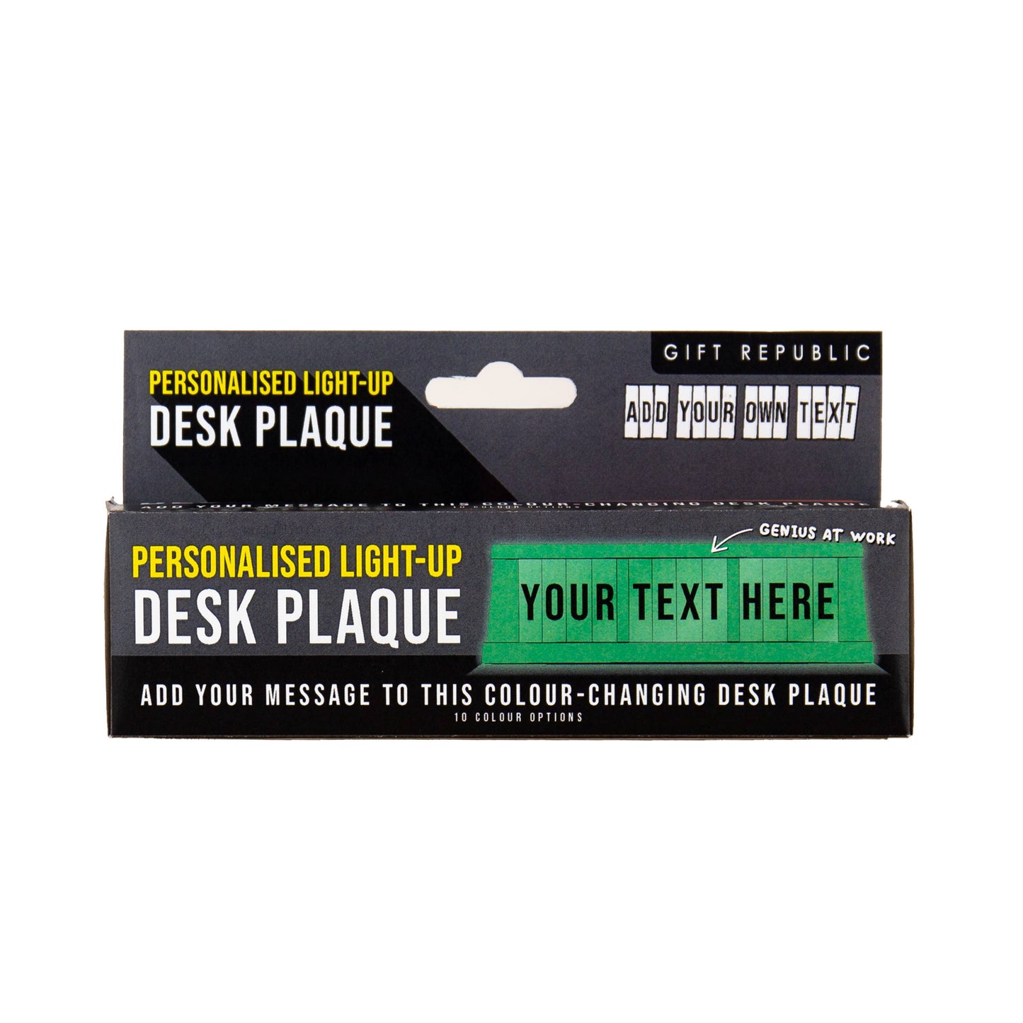 Personalised Light-Up Desk Plaque