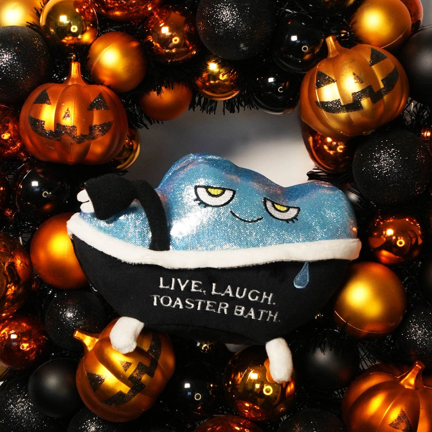 Live, Laugh, Toaster Bath Horror Plushie