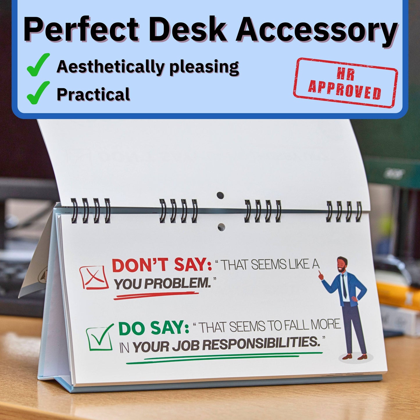 Professional Insults Gag Flip Book