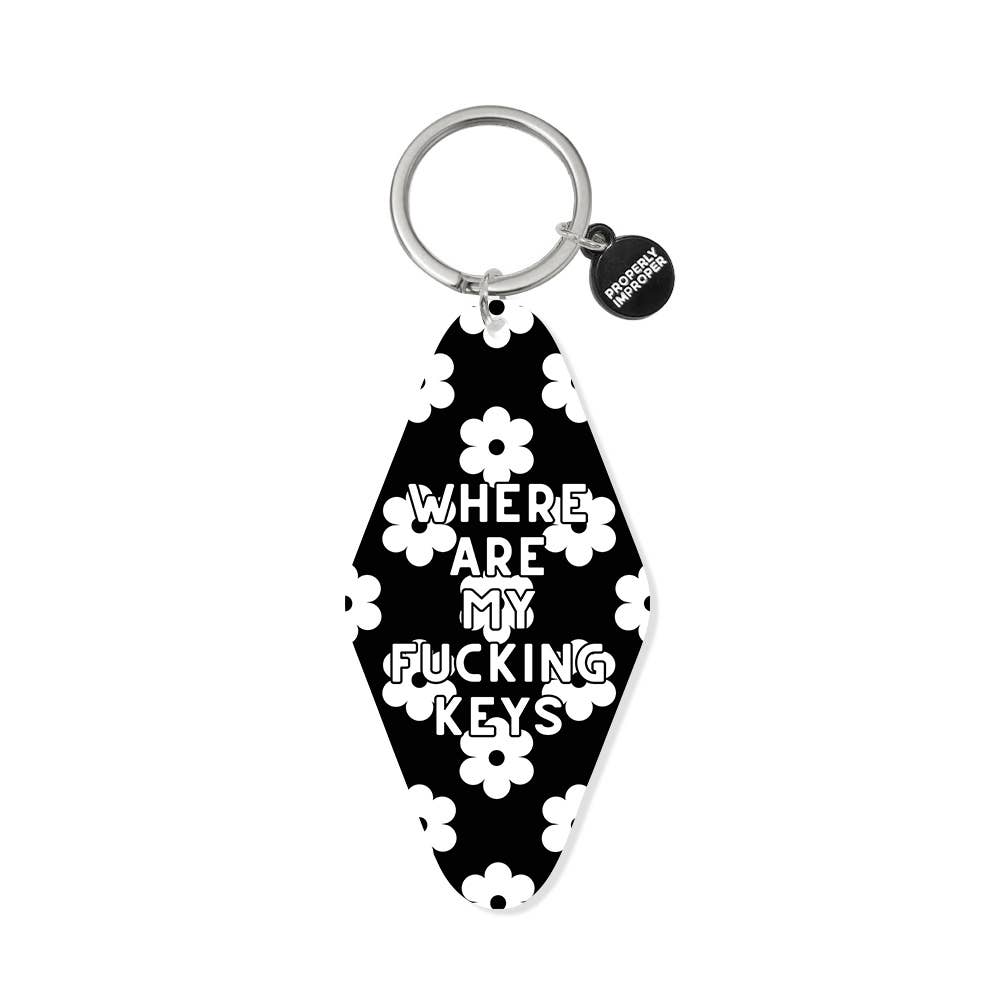 Where Are My Fucking Keys Keychain