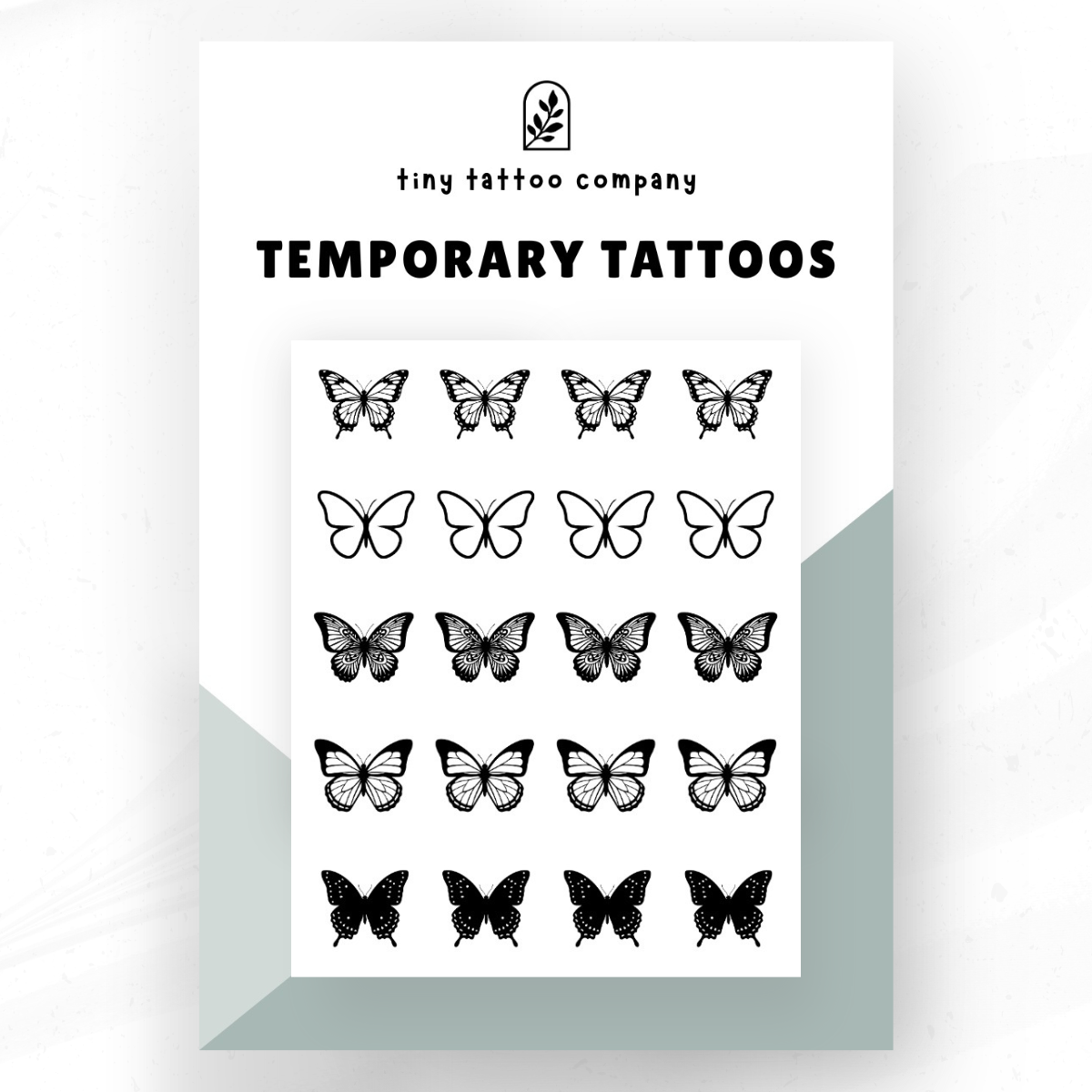 Mini Butterfly Temporary Tattoo Pack 🦋