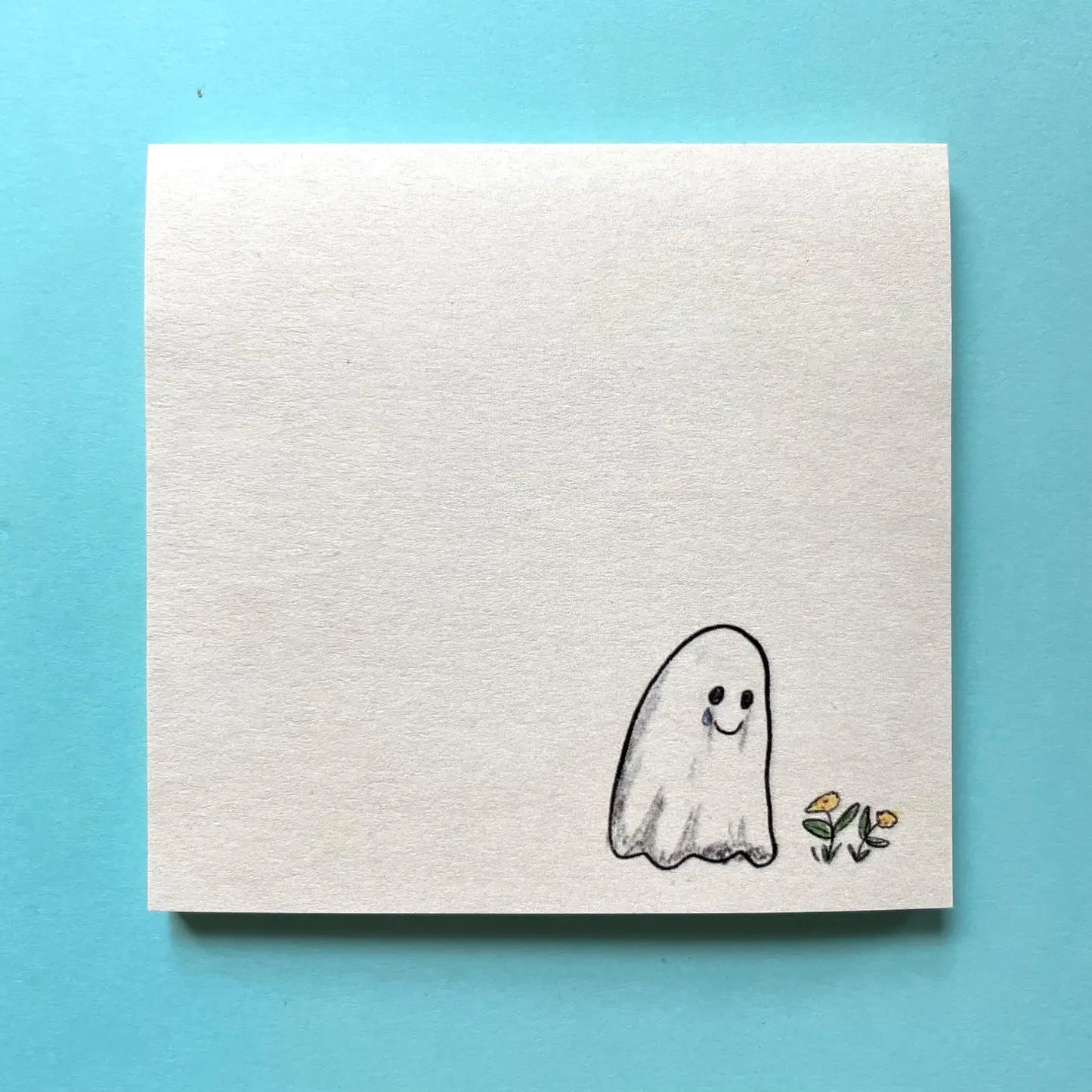 Sad Ghost Sticky Notes