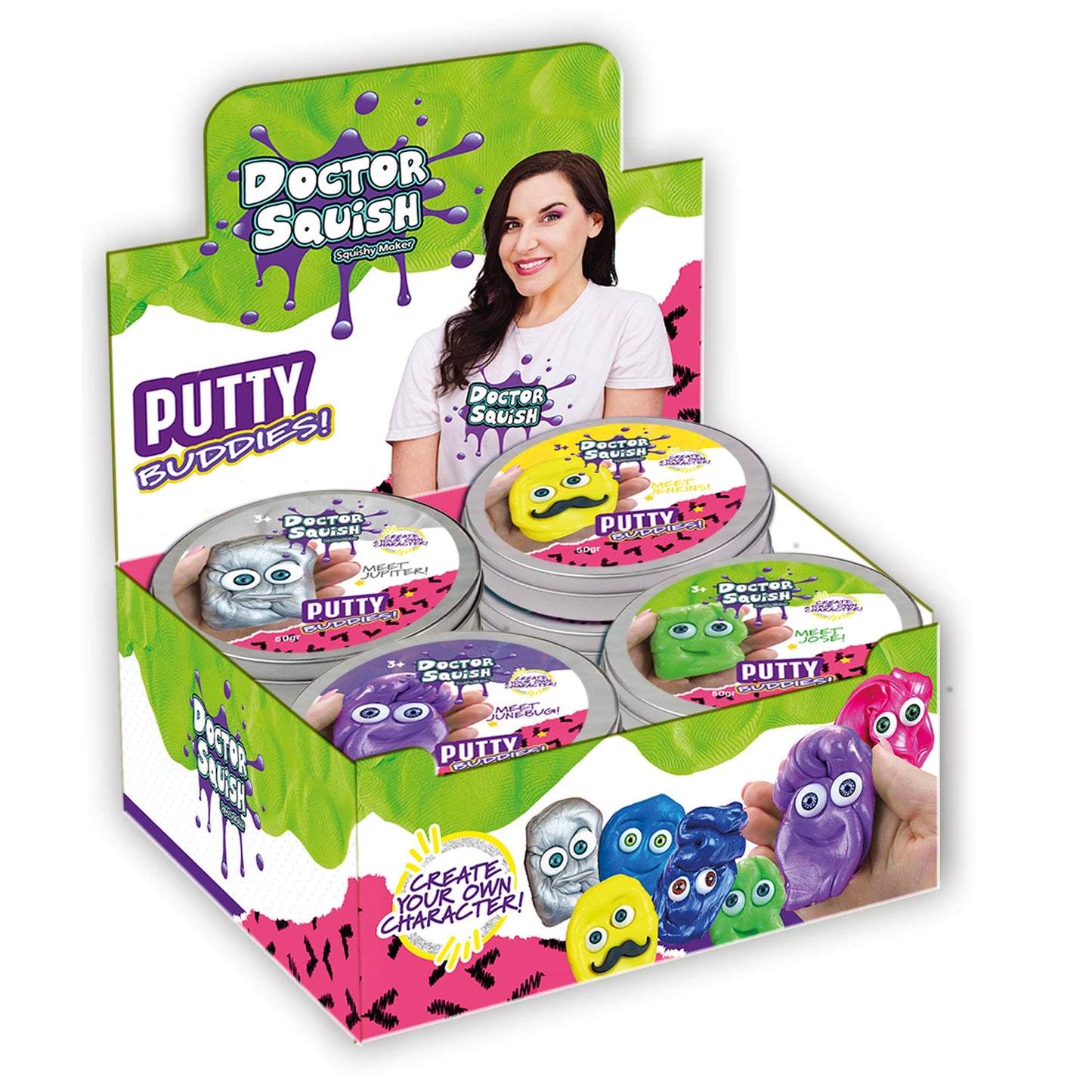 Doctor Squish Putty Buddies Surprise Pull