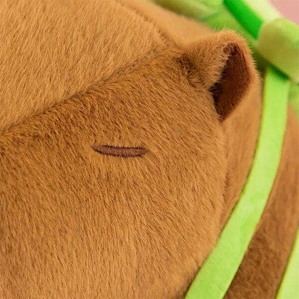 Capybara Kawaii Turtle Backpack Plushie