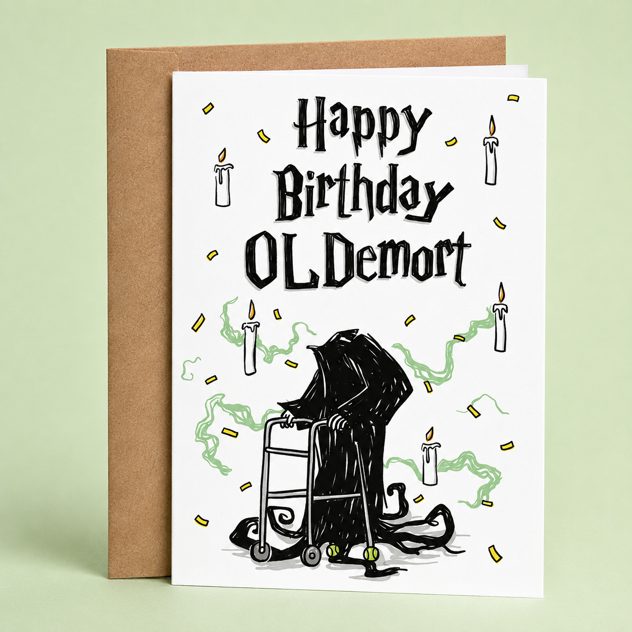 Happy Birthday Oldemort Card