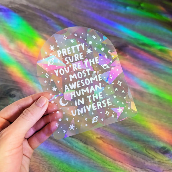 Pretty Sure You're The Most Awesome Human In The Universe Suncatcher