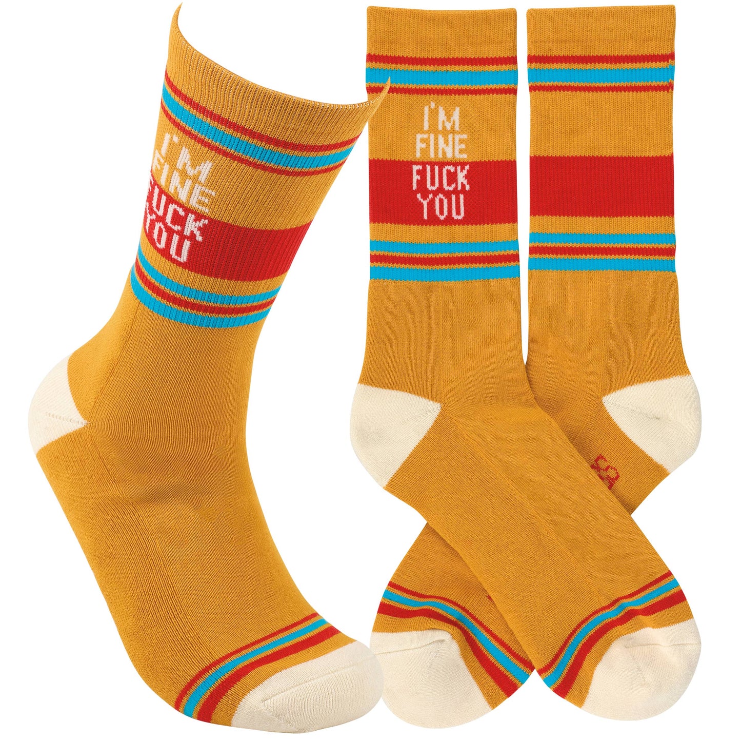 I'm Fine Fuck You Socks