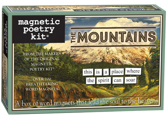 The Mountains Magnetic Poetry Kit