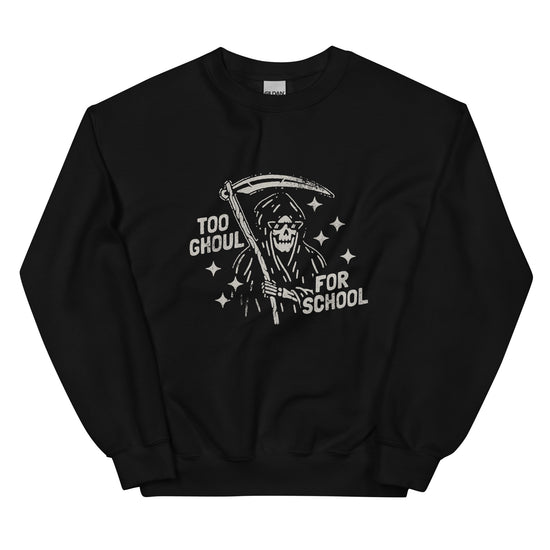 Load image into Gallery viewer, Too Ghoul For School Unisex Sweatshirt
