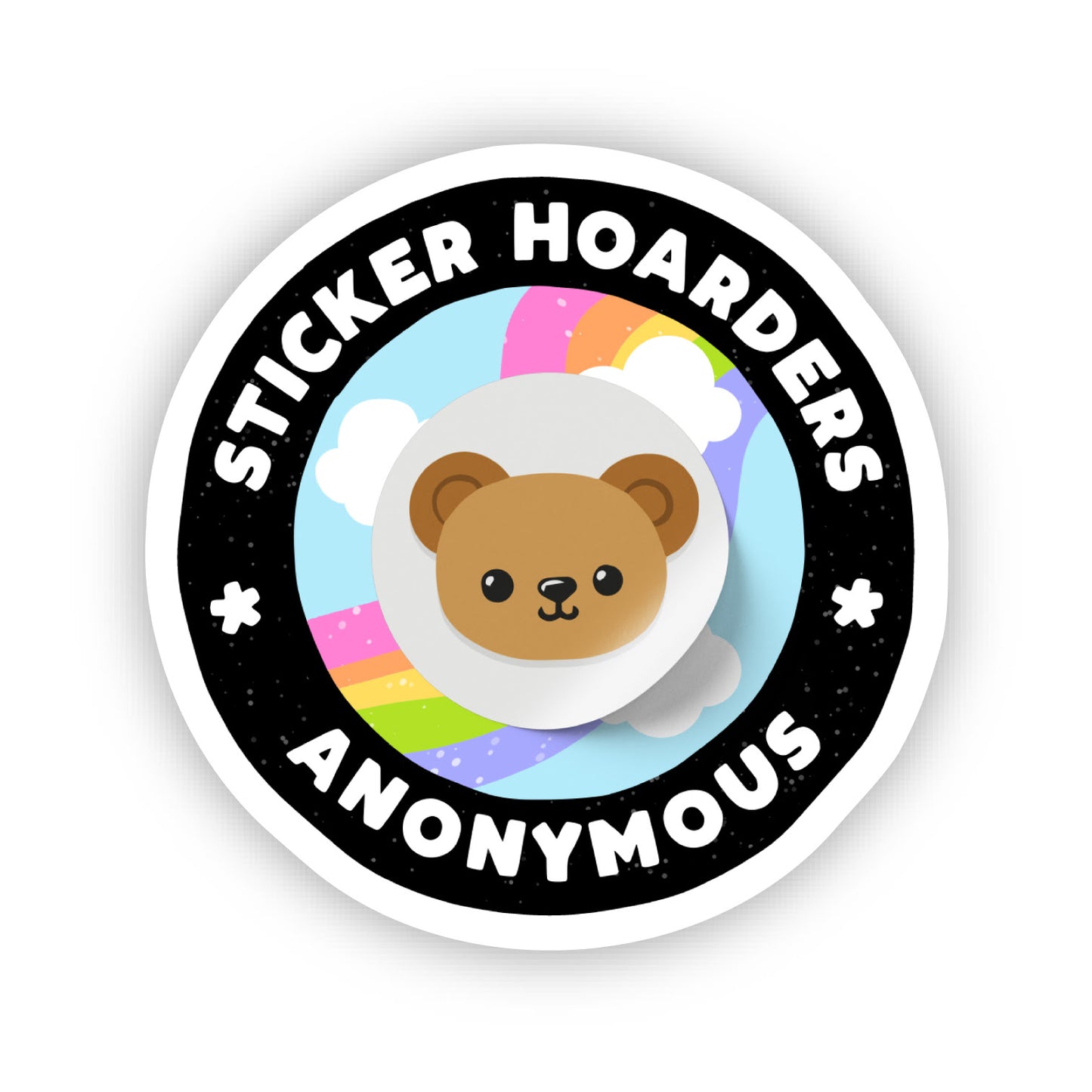 Sticker Hoarders Anonymous Sticker