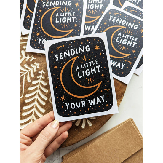 Sending A Little Light Your Way Card