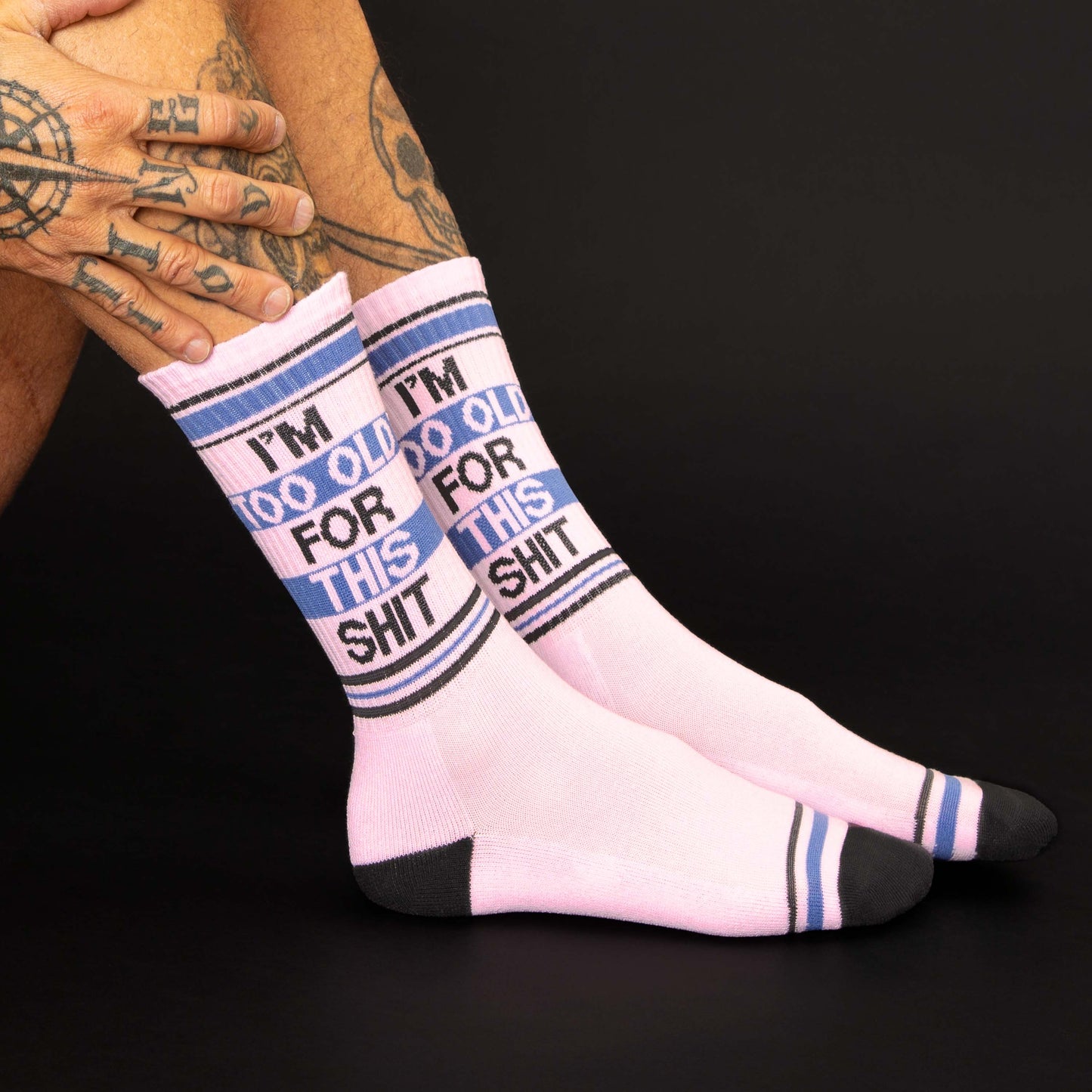 Load image into Gallery viewer, I&amp;#39;m Too Old For This Shit Socks
