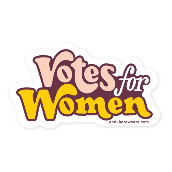 Votes For Women Sticker