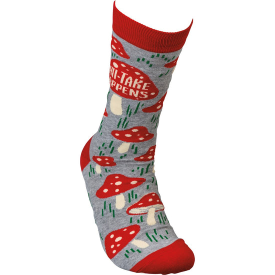 Shii-take Happens Socks