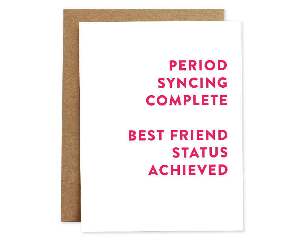Best Friend Status Friendship Card