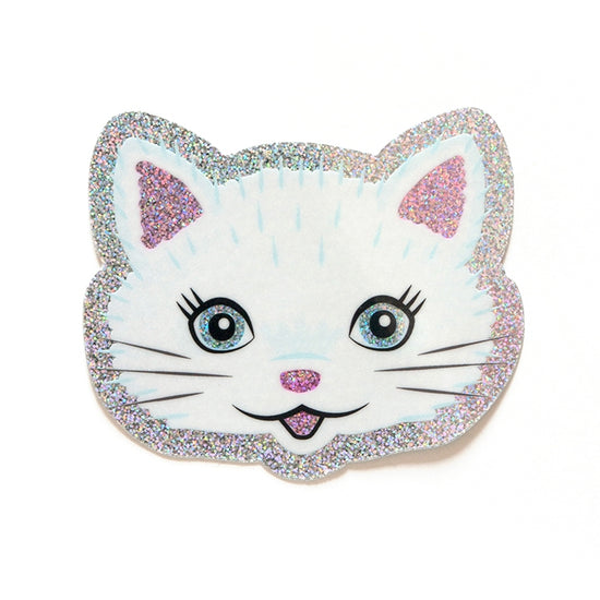 Load image into Gallery viewer, Glitter Cat Sticker
