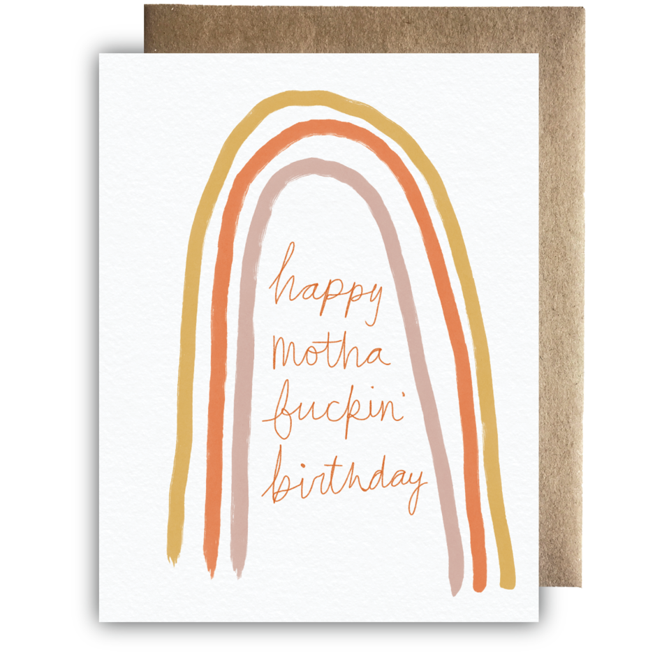 Happy MF Birthday Card