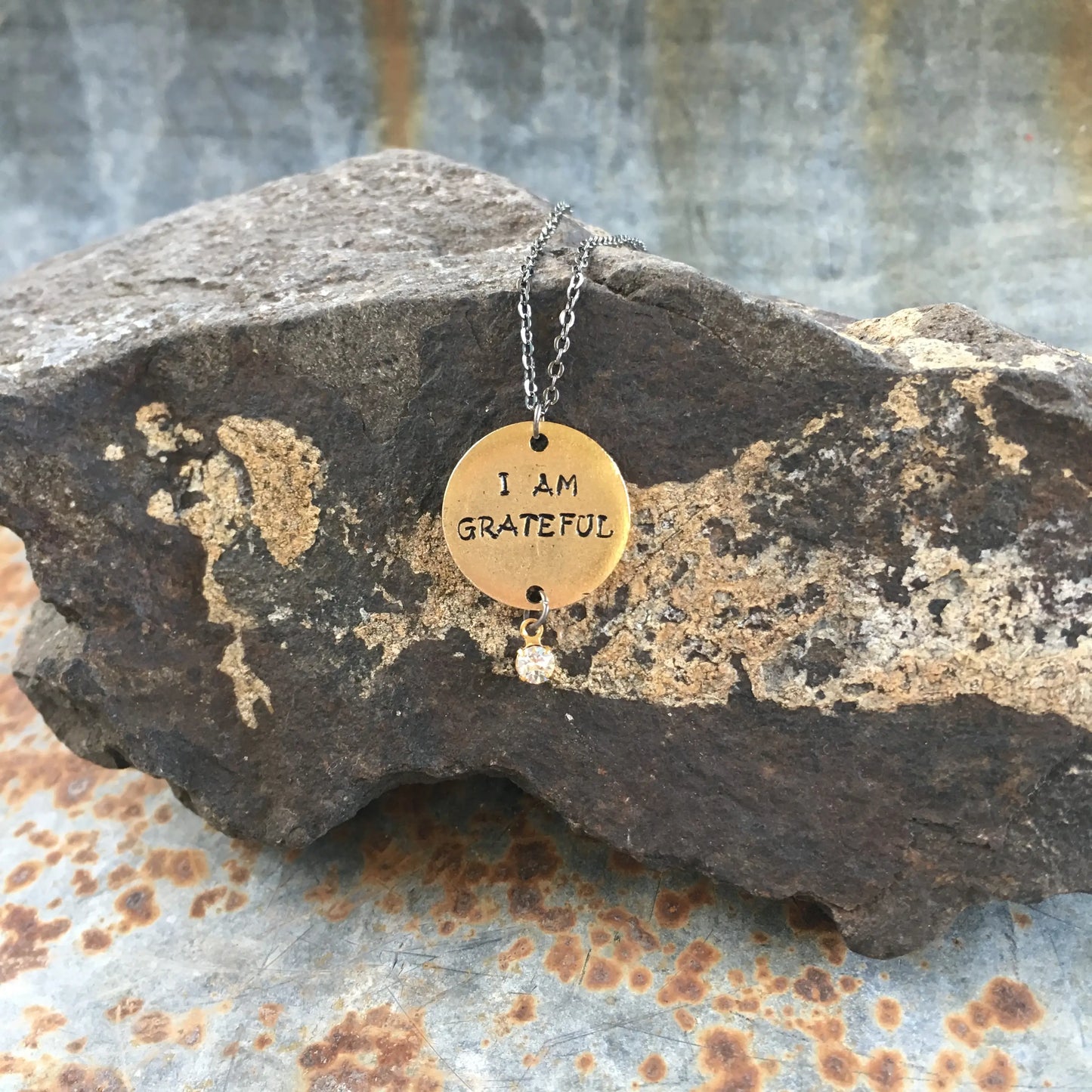 I Am Grateful Necklace