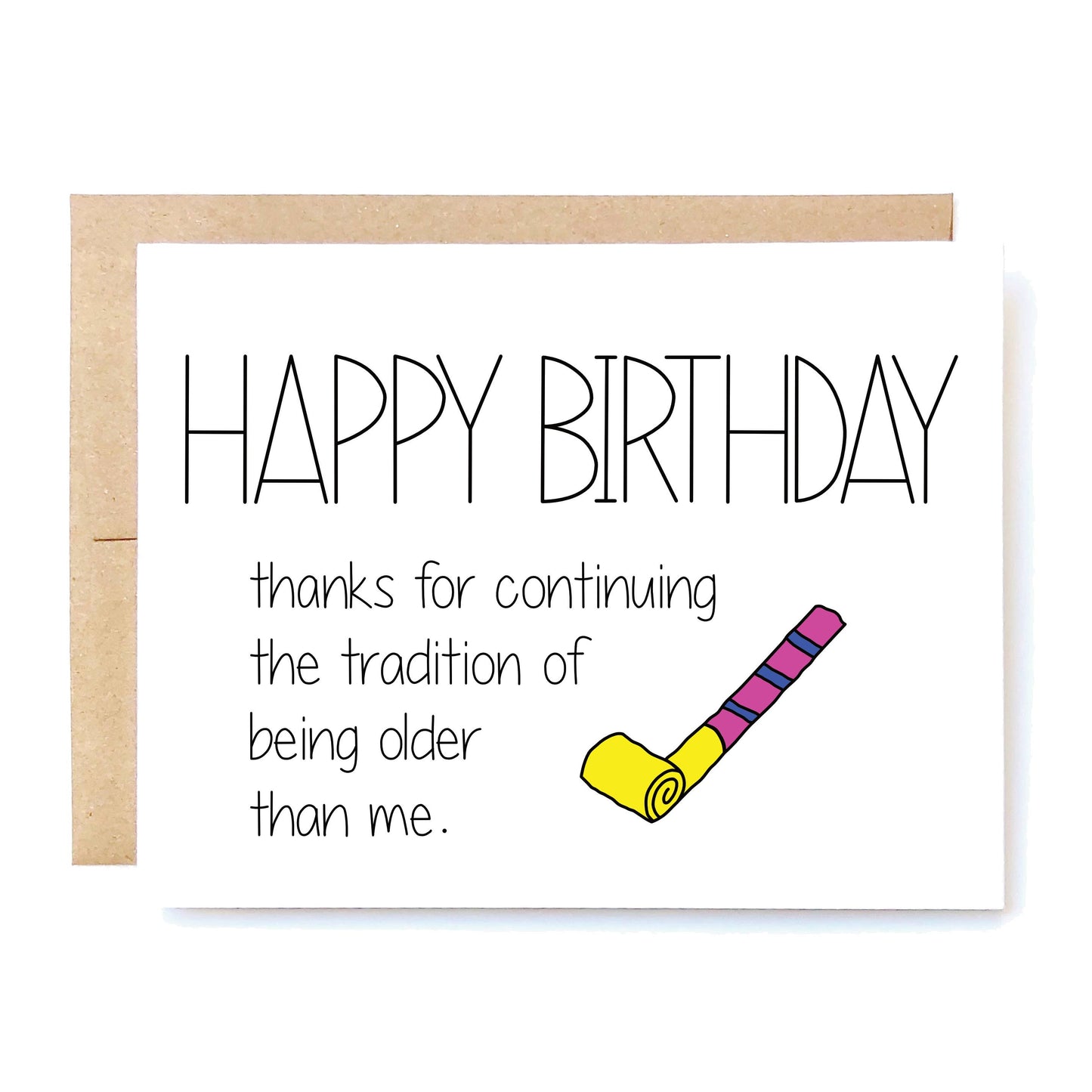 Load image into Gallery viewer, Older Than Me Birthday Card
