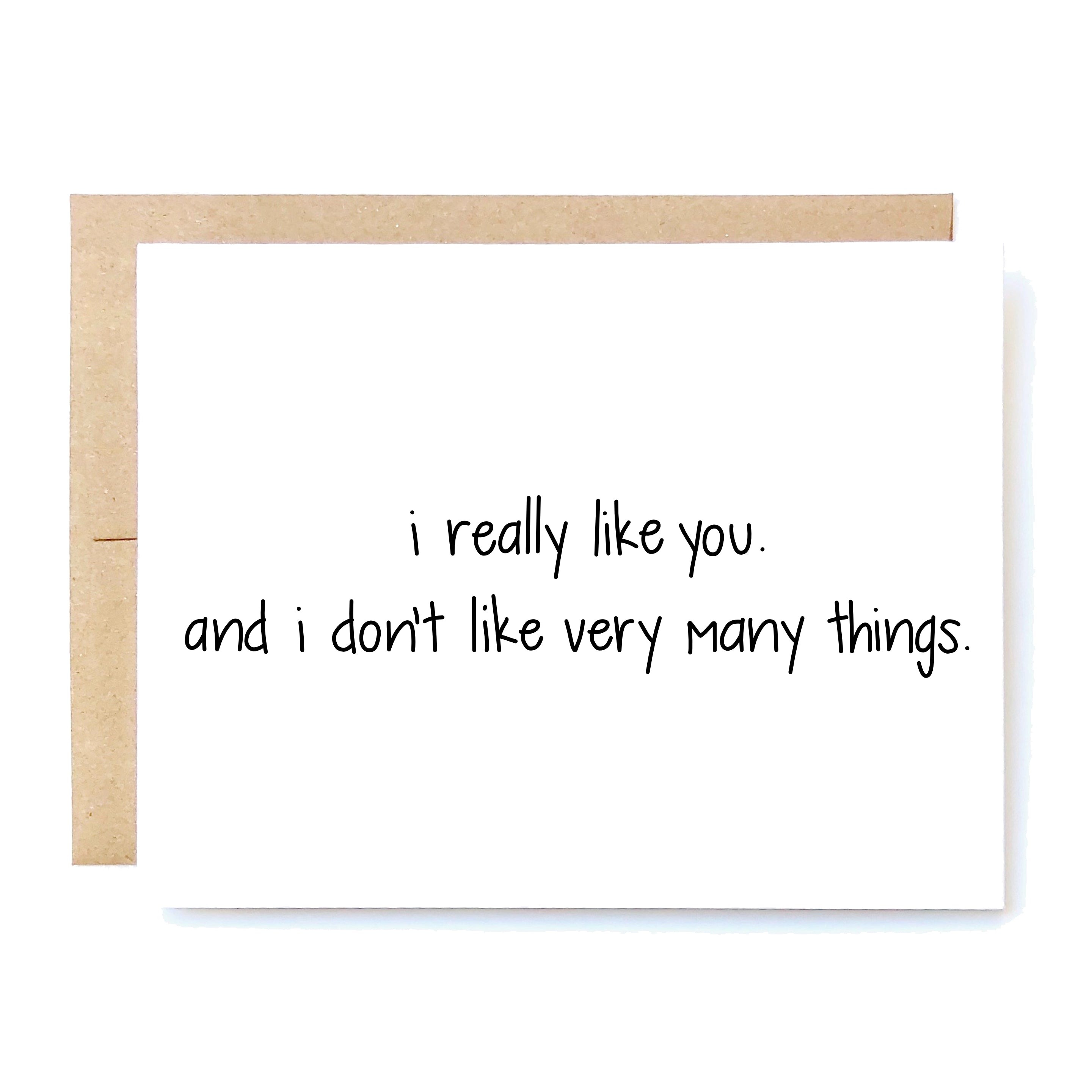 I Really Like You Card – Hilarious Humanitarian