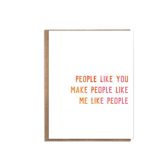 People Like You Card