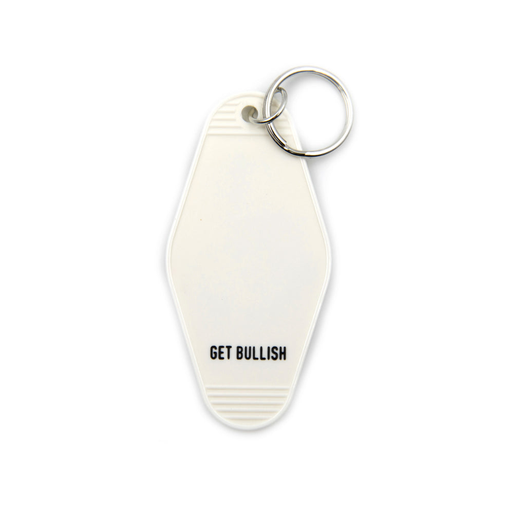 Out of Patience for Deeply Disappointing Men Motel Style Keychain (White)