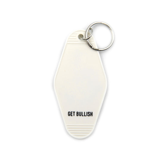 Out of Patience for Deeply Disappointing Men Motel Style Keychain (White)