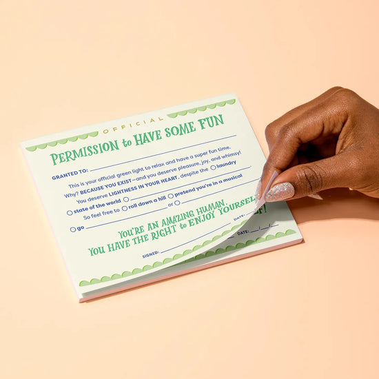 Permission to Have Some Fun Notepad